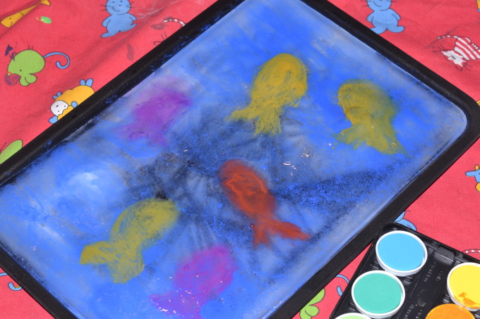 Ice Painting - Preschool Science Experiment - Science Sparks