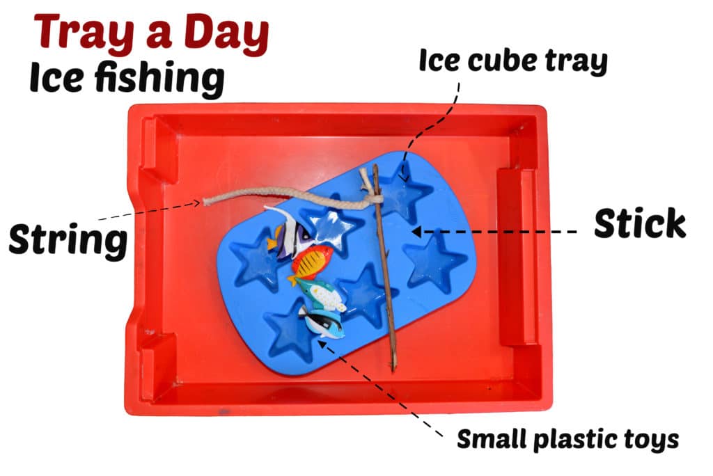 Ice Experiment for Kids - Ice fishing