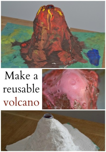 How to make a reusable volcano