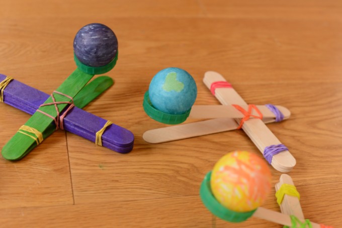 Popsicle Stick Catapult - STEM Challenges for Kids