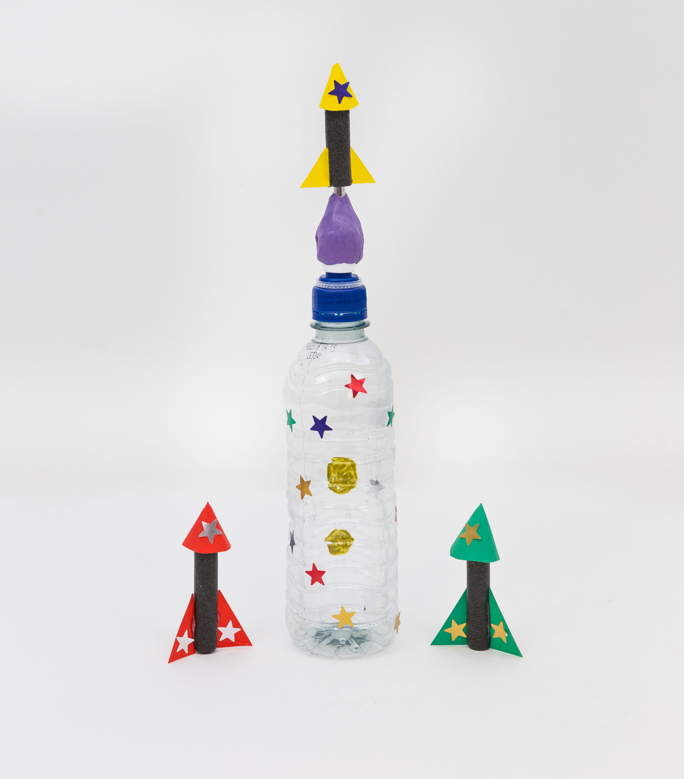 Squeezy bottle rocket rocket STEM Challenge