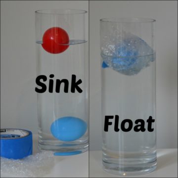 what density floats in water