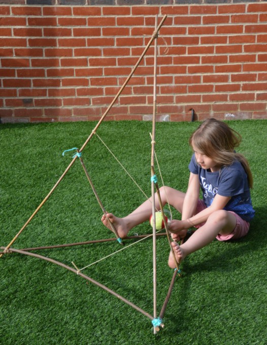 how to build a catapult that can launch tennis ball