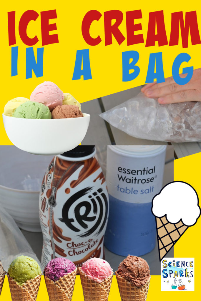 Make homemade ice cream in a bag.