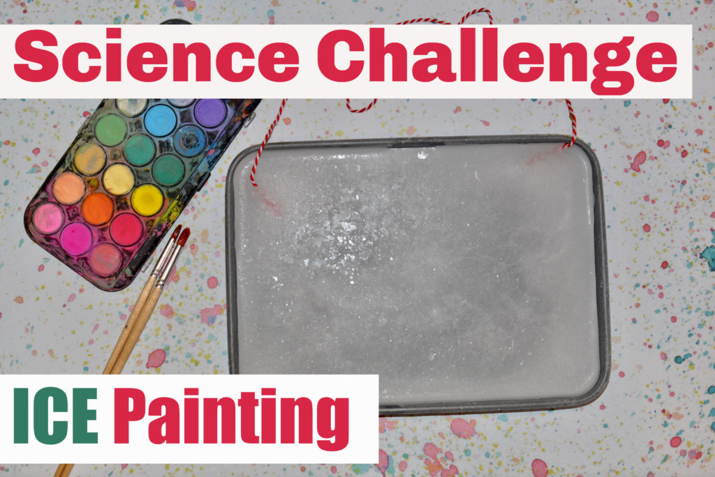 STEM Challenge - ice painting