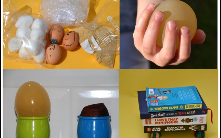 Collection of exciting egg experiments for kids