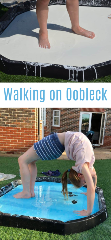 walking oobleck experiment