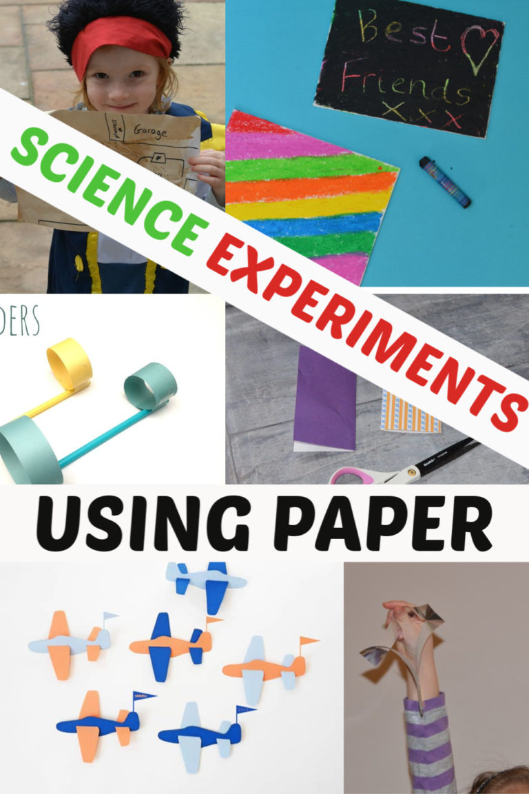 science experiments with tissue paper