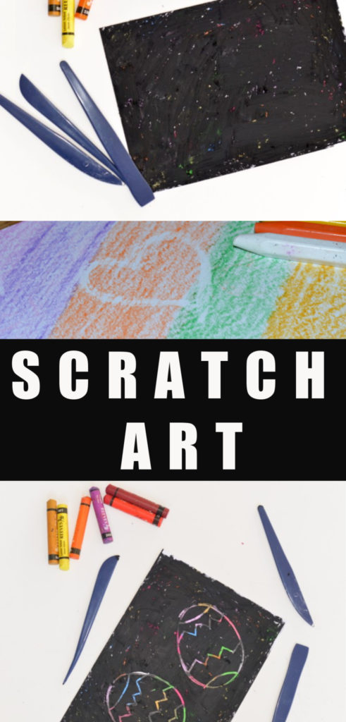 Homemade Scratch Art Paper