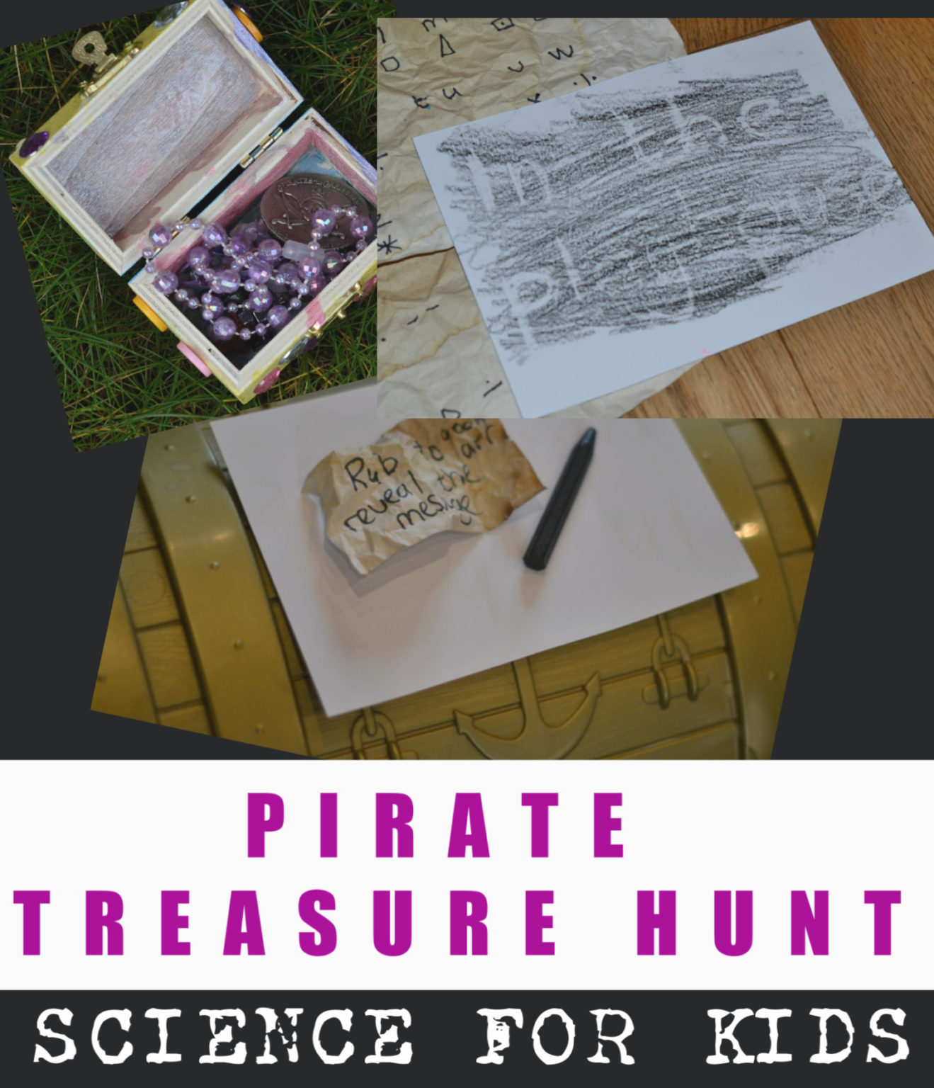 How to make a treasure map with tea - fun science for kids