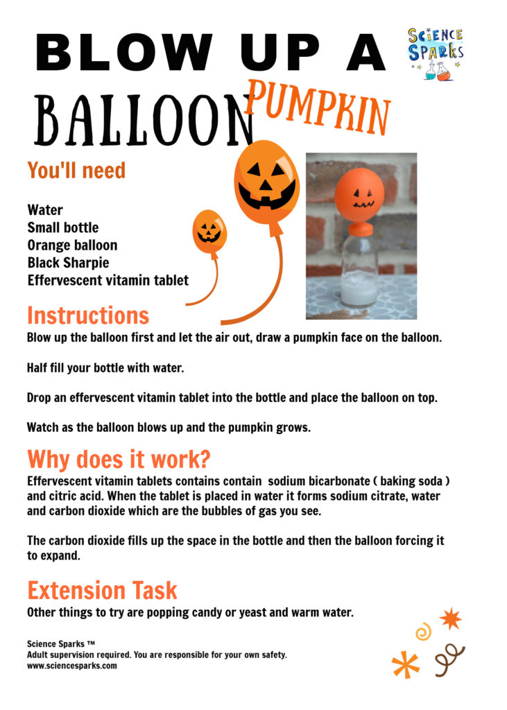 Blow up a pumpkin balloon instructions