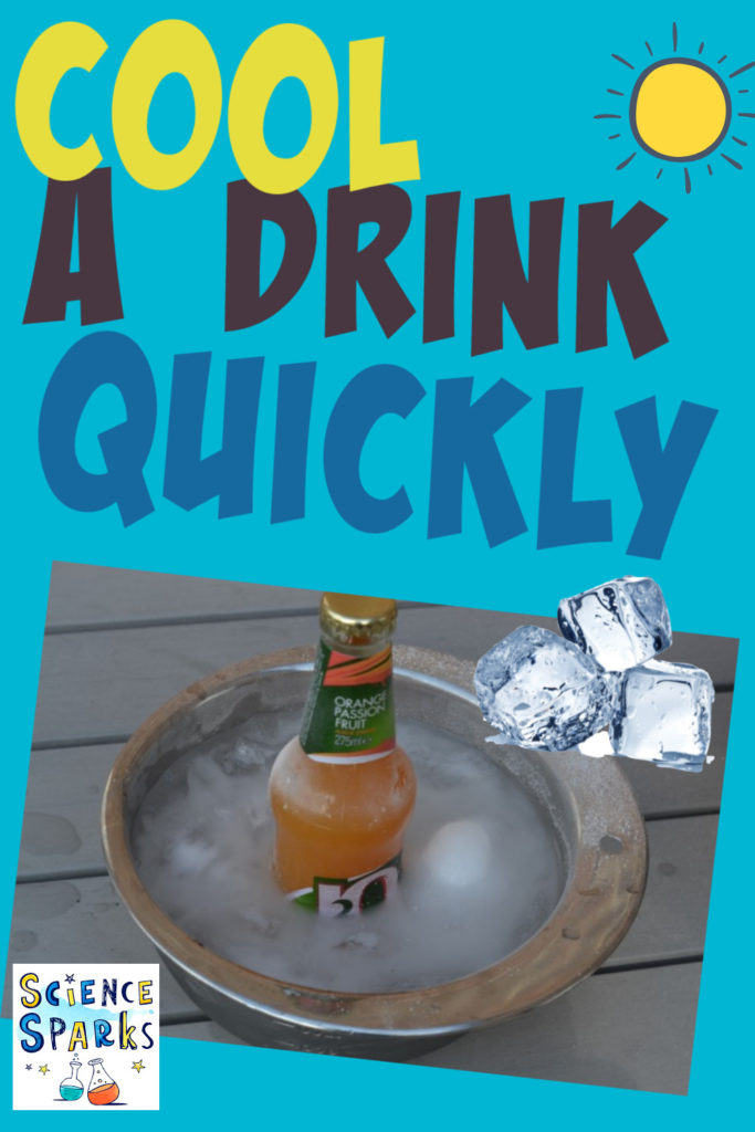 How to cool a drink quickly