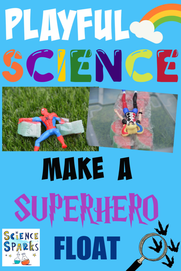 superhero science experiments for preschoolers