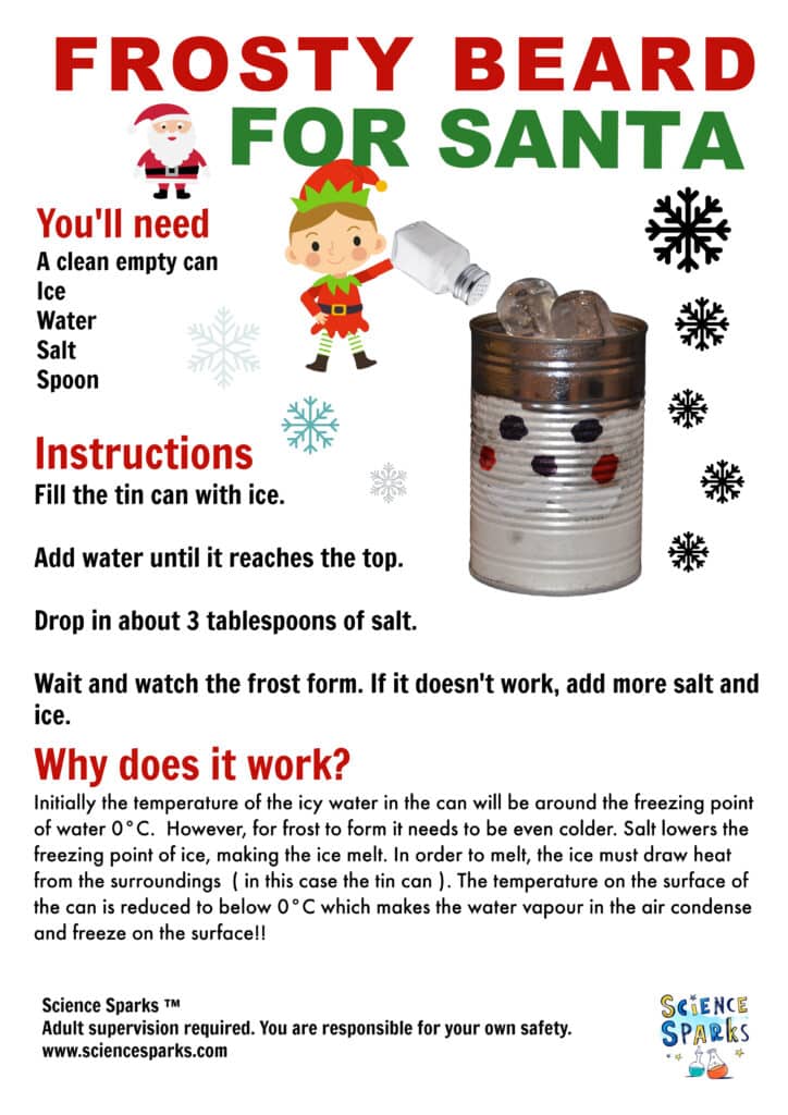 Frosty bead for Santa STEM Challenge