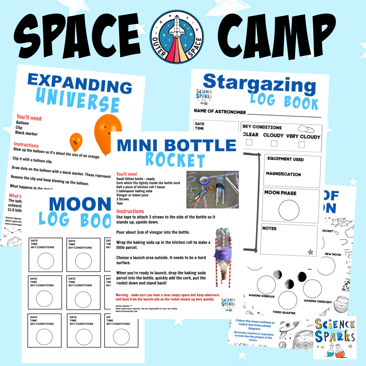 DIY Space Camp Space Science for Kids