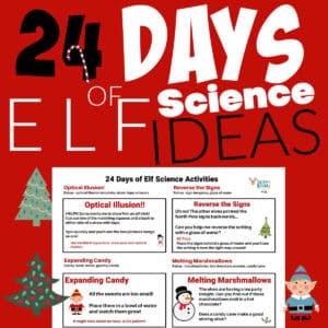 easy ideas for elf on the shelf - FREE STEM challenge cards