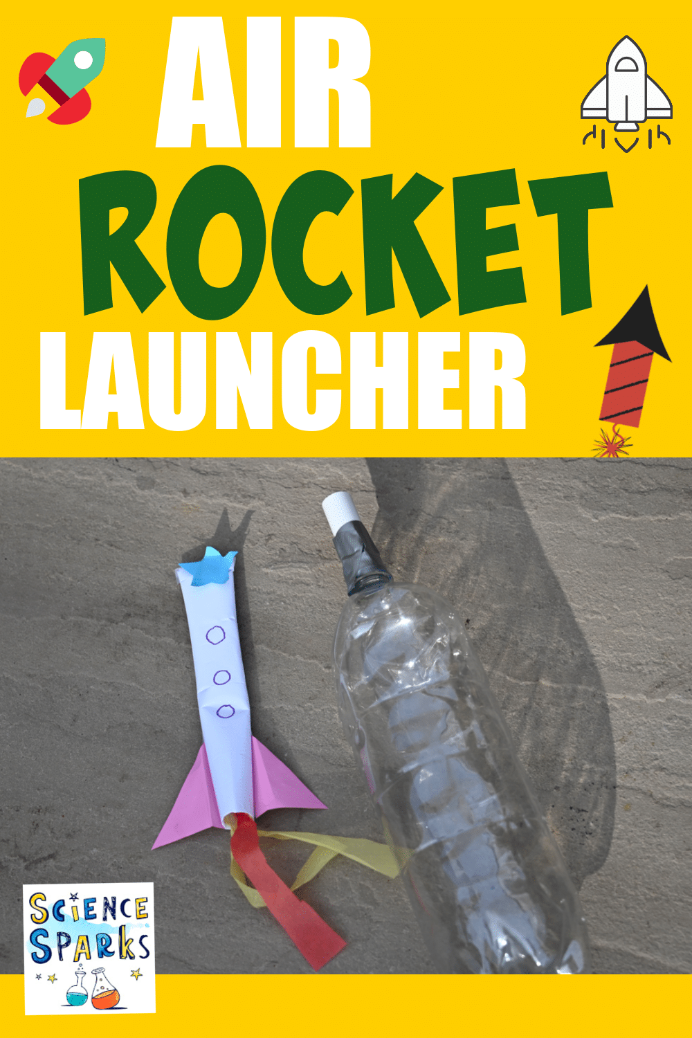 Easy Air Rocket Launcher STEM Challenge