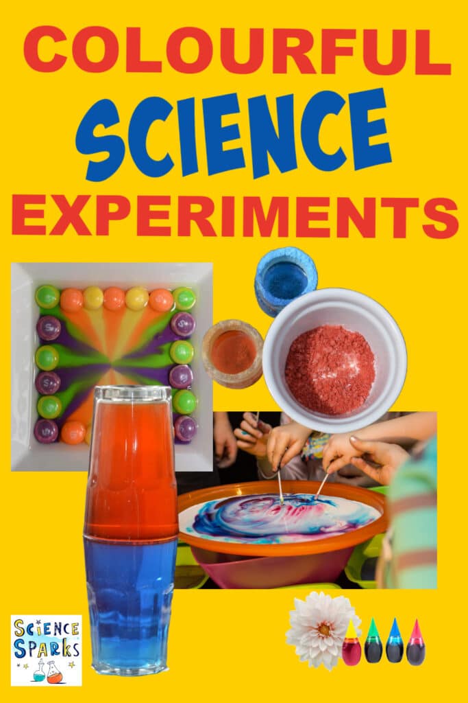 Colorful science experiments for kids