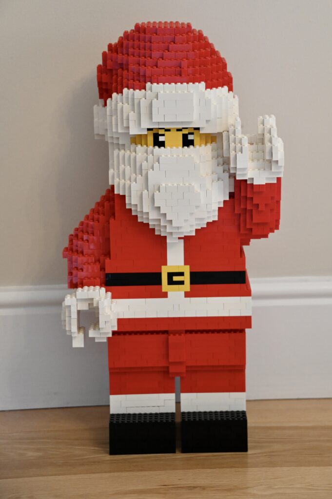 MOC gigante de LEGO Santa