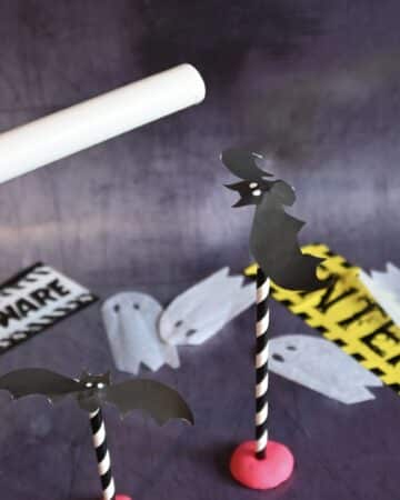 static electricity spinning bats science activity