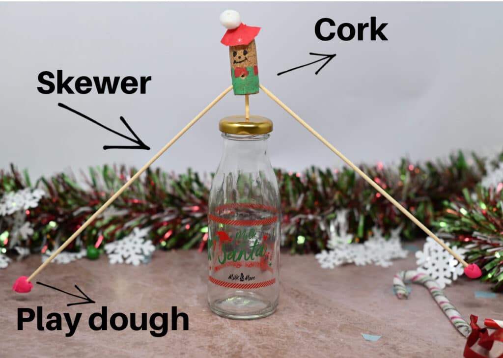 Elf balancing toy STEM challenge