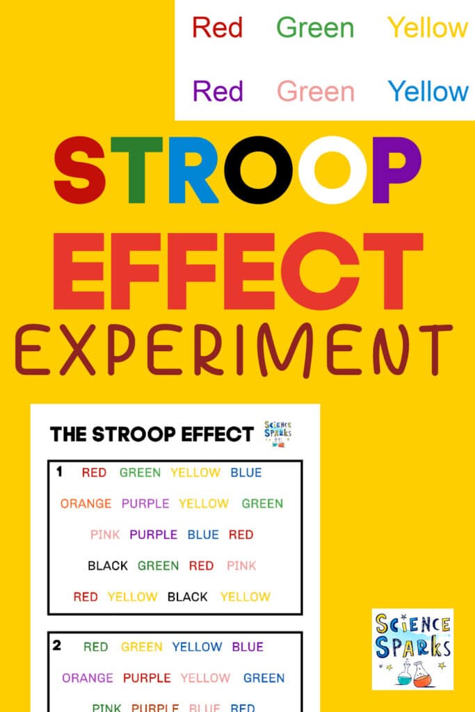 Stroop Effect Experiment for Kids